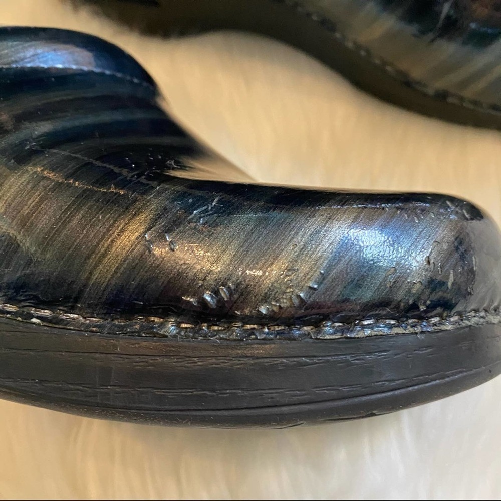 Dansko clog slip on shoes galaxy blue green sz 40 - Picture 3 of 12